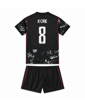 Billige Fotballdrakt Canada Ismael Kone #8 Replika Bortedraktsett Barn VM 2026 Kortermet (med bukser)